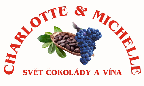 Charlotte & Michelle - Svět čokolády a vína - nové logo